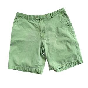 Peter Millar Kiwi Green Chino Shorts SZ 38 Casual Golf Preppy Pima Cotton